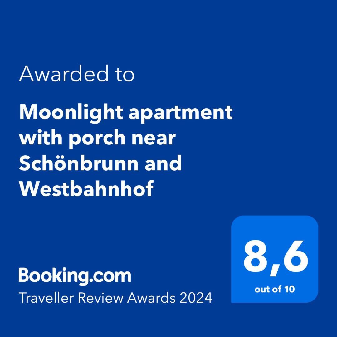 Moonlight Apartment With Porch Near Schoenbrunn And Westbahnhof Vienne Extérieur photo